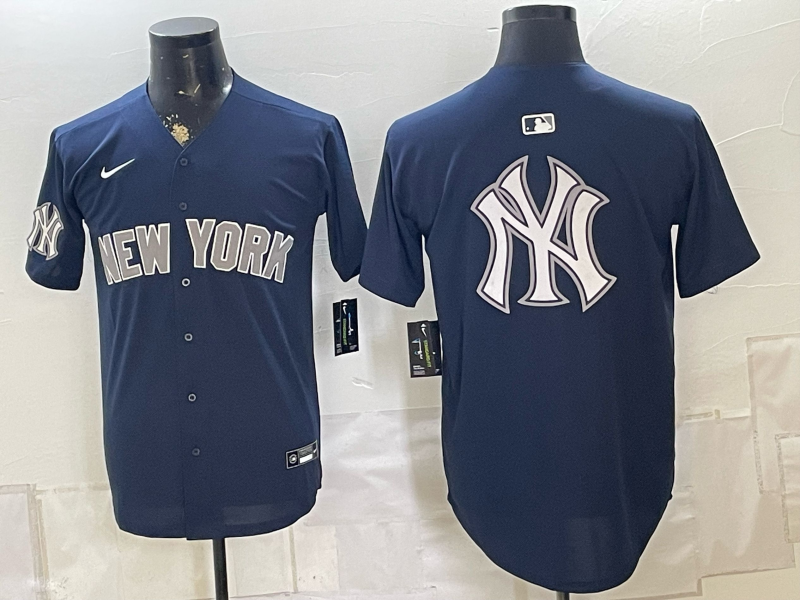 Men 2026 New York Yankees blank blue Nike MLB Jersey 08291008